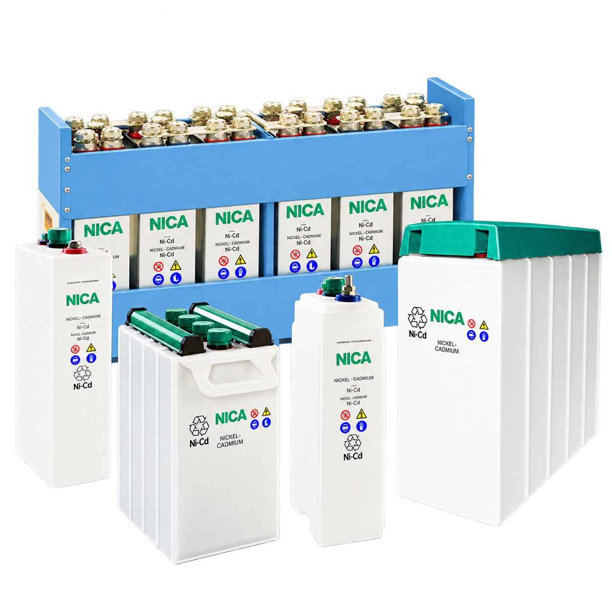 NICA nickel cadmium battery range