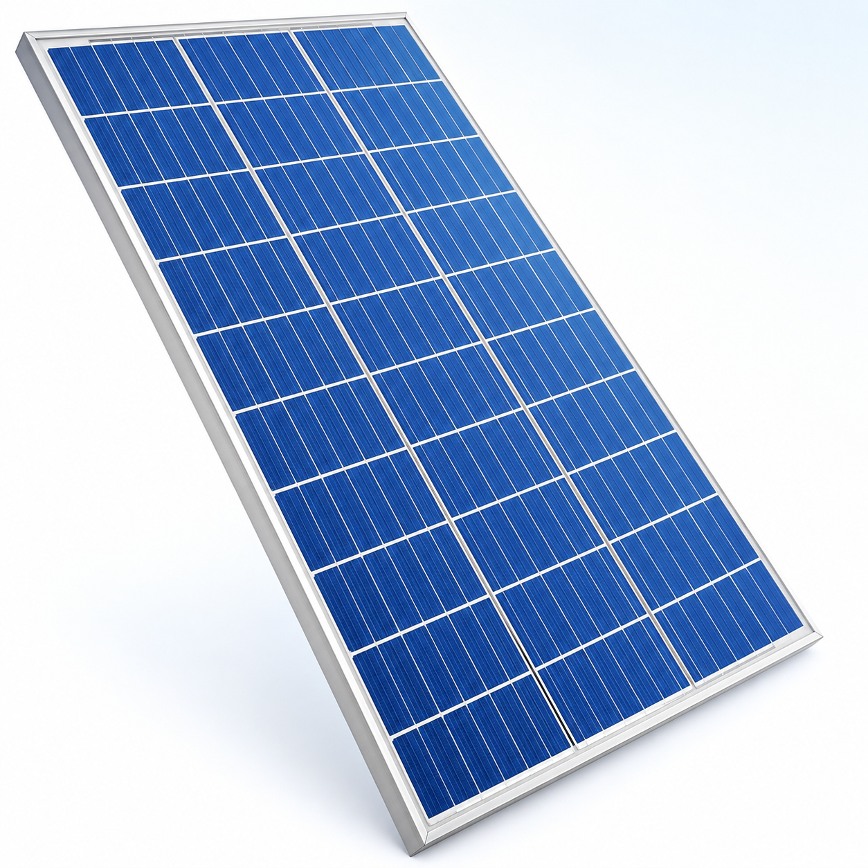 Sharp high-resolution string ribbon silicon solar panel